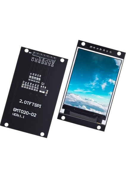 2.0 Inç Tft Ekran OLED LCD Sürücü Ic ST7789V 240RGBX320 Dot-Matrix Spı Arayüzü Arduio Için Tam Renkli LCD Ekran Modülü (Yurt Dışından)