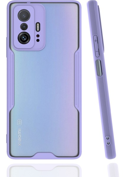 Xiaomi Mi 11T Kılıf Platin Silikon - Lila 300099