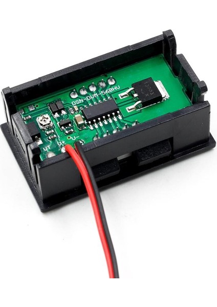 Dc 5V-120V Dijital Voltmetre Panel Ölçer 2 Teller 0.56 Inç LED Mini Gerilim Ölçer Masa Kırmızı Yeşil Mavi Ekran (Yurt Dışından) fiyatları