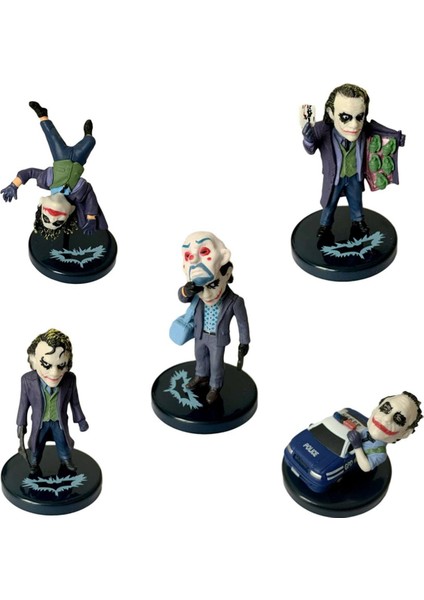 1 Adet Film Palyaço Aksiyon Figürleri Joker Pvc Model Heykel Koleksiyonu 5 Çeşit Stil Çocuk Hediye Oyuncak (Yurt Dışından)