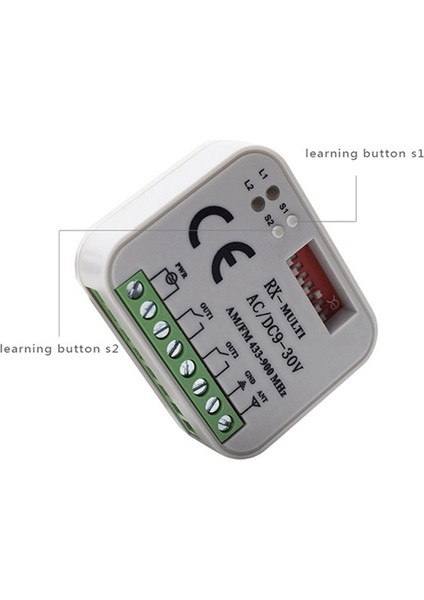 Uzaktan Kumanda Anahtarı Alıcısı 433MHZ 868MHZ 390 Mhz Rx Çoklu Alıcı Ac/dc 9-30V 300-868MHZ Garaj Kapısı Alıcısı-A (Yurt Dışından)