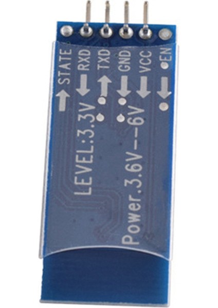2 Parça Hc-06 4 Pinli Kablosuz Bluetooth Modülü Çift Yönlü Seri Slave Modülü, Arka Panelli (Yurt Dışından)