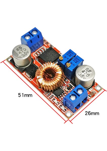 5A Dc Dc cc Cv Lityum Pil Adım Aşağı Şarj Kurulu LED Güç Dönüştürücü Lityum Şarj Adım Aşağı Modülü Hong XL4015 (Yurt Dışından)