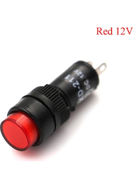 LED Pilot Paneli Gösterge Sinyali Uyarı Işığı Lambası Ac/dc 10MM (Yurt Dışından)