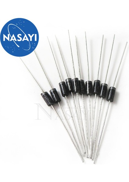 10 Adet 1N5817 IN58I7 Do-41 In-Line Doğrultucu Diyot (Yurt Dışından)