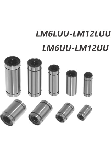 3D Parça Lineer Rulmanlar Bilyalı Rulman Burç LM6UU/LM8UU Burç Burç Alüminyum Lineer Burç Cnc Lineer Mil Bilyalı (Yurt Dışından)