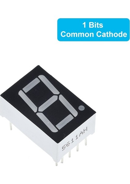 10 Adet 0.56 Inç LED Ekran 7 Segment 1 Bit/2 Bit/3 Bit/4 Bit Haneli Tüp Kırmızı Ortak Katot/anot Dijital Arduino Için (Yurt Dışından)