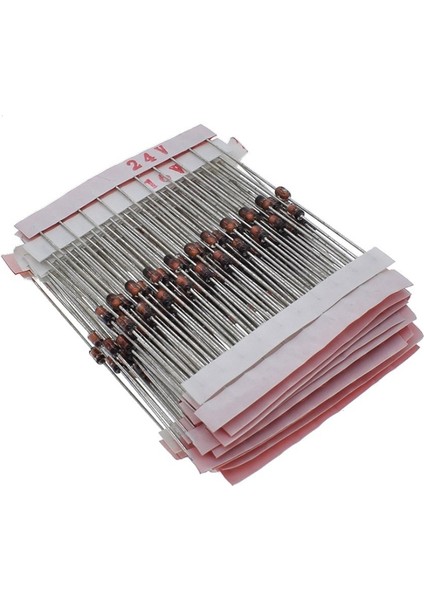 Quanbu 1W (3V To 33V) 250 Adet 25 Değer 1W Zener Diyot Çeşitli Kit Çeşitler Seti (Yurt Dışından)