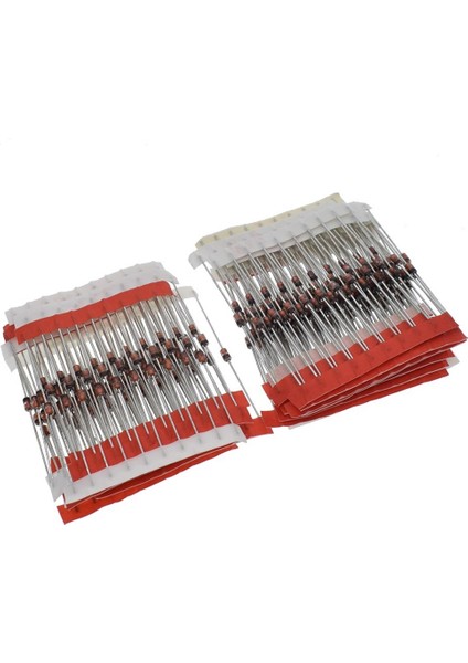 Quanbu 1W (3V To 33V) 250 Adet 25 Değer 1W Zener Diyot Çeşitli Kit Çeşitler Seti (Yurt Dışından)