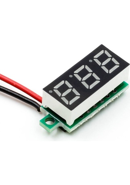 0.28 Inç 2.5V-40V Mini Dijital Voltmetre Gerilim Test Cihazı Metre LED Ekran Elektronik Parça Aksesuarları Dijital Voltmetre (Yurt Dışından) fırsatları