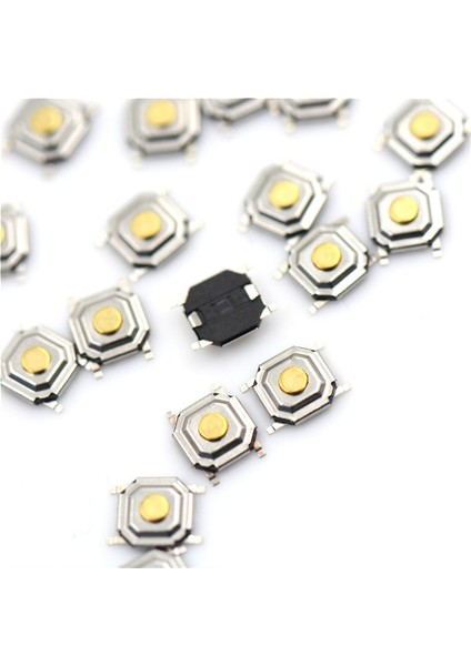 20 Adet 4*4*1.5mm Işık Dokunmatik Anahtarı Açma/kapama Mikro Anahtar Tuşları Düğmesi Smd 4pin Anahtarları Karşılaşma (Yurt Dışından)
