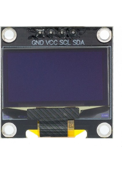 0.96 Inç Iıc Seri Beyaz OLED Ekran Modülü 128X64 I2C SSD1306 12864 LCD Ekran Kartı Gnd Vcc Scl Sda 0.96 (Yurt Dışından)