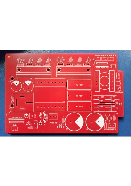 Invertör Boş Tahta Aksesuarları Dıy Devre Devre Kartı Kiti Yedek Parça Karıştırma Sekiz Tüp 8 Tüp Çift 2 Silikon (Yurt Dışından)