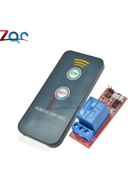 1 Kanal Ch Dc 12V Röle Modülü Kızılötesi Ir Uzaktan Kumandalı Anahtar Kontrol Rölesi Sürüş Kartı Denetleyicisi Elektronik Dıy Için (Yurt Dışından)