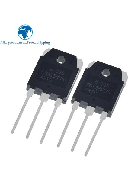 5 Adet/grup FGA25N120ANTD FGA25N120 25N120 To-3p (Yurt Dışından)