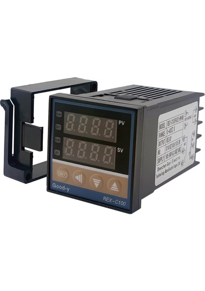 Çok Girişli Dijital Sıcaklık Kontrol Cihazı REX-C100 Elektrik Kimya Endüstrisi Için Profesyonel Alarm 0°c -1300°C (Yurt Dışından)