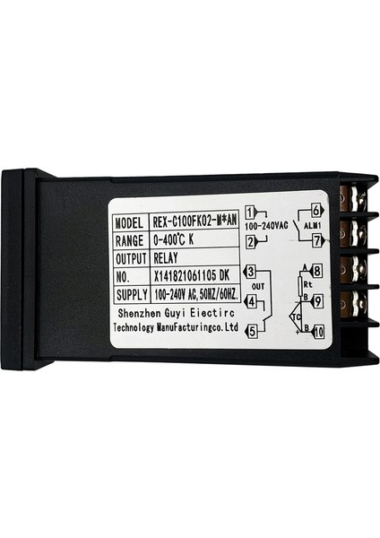 Çok Girişli Dijital Sıcaklık Kontrol Cihazı REX-C100 Elektrik Kimya Endüstrisi Için Profesyonel Alarm 0°c -1300°C (Yurt Dışından) modelleri