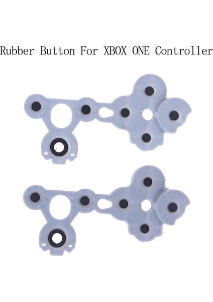 Xbox One Denetleyicisi Için 2 Adet Silikon Iletken Kauçuk Iletken Kauçuk Düğme (Yurt Dışından)
