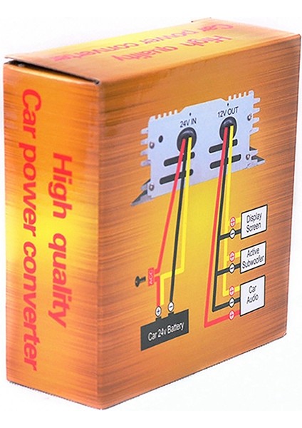 Dc-Dc Adım Aşağı Gerilim Dönüştürücü Kaynağı Buck Regülatörü 24V Ila 12V 30A Araba Stereo Için Volt Düşürücü Trafo (Yurt Dışından)