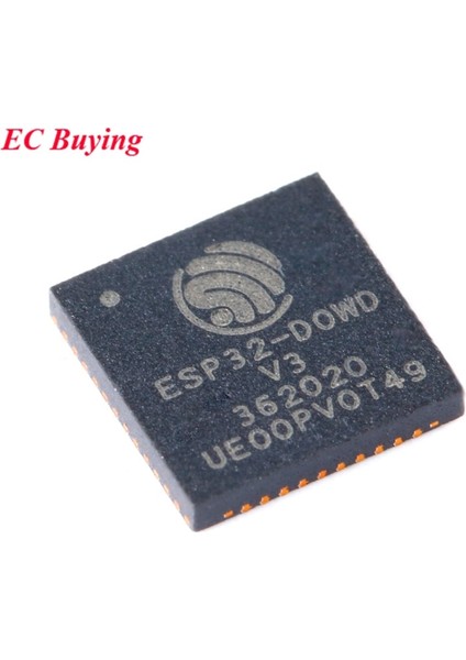 ESP32-D0WD-V3 Qfn-48 Çift Çekirdekli Wifi Bluetooth Uyumlu Mcu ESP32 Kablosuz Alıcı-Verici Çip Ic (Yurt Dışından)