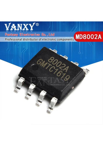 100 Adet MD8002A Sop8 MD8002 Sop 8002A 8002B Smd Sop-8 8002 CKE8002B NS8002 Yeni ve Orijinal Ic (Yurt Dışından)