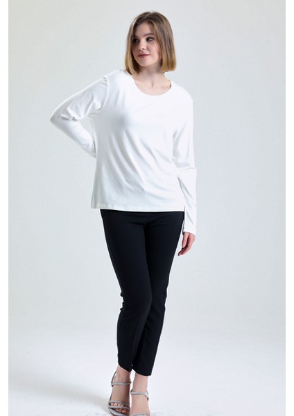 Uzun Kol Viskon Elestan Bluz | KVE0140Y09 fiyatları