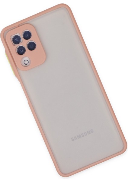Samsung Galaxy A22 Kılıf Montreal Silikon Kapak - Pembe 300099