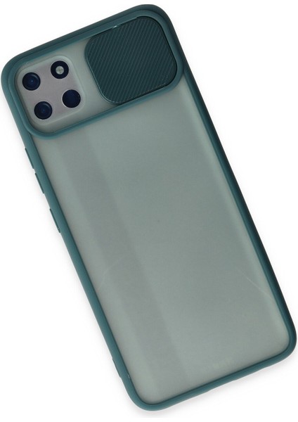 Realme C11 Kılıf Palm Buzlu Kamera Sürgülü Silikon - Yeşil 300099 modelleri