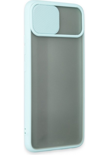 Realme C11 Kılıf Palm Buzlu Kamera Sürgülü Silikon - Turkuaz 300099 modelleri
