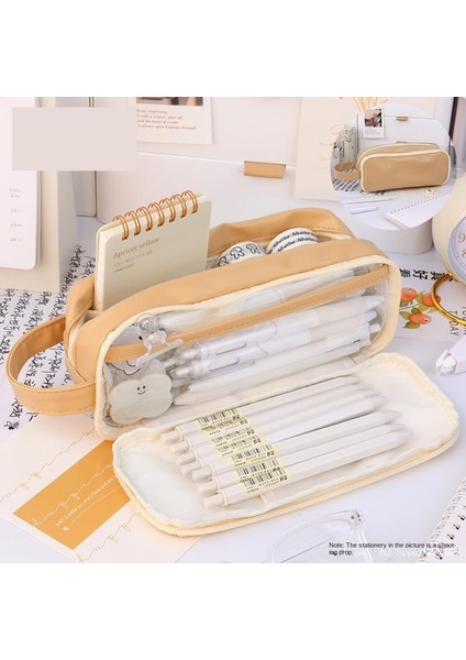 Çift Katmanlı Büyük Kapasiteli Kalem Kutusu (Yurt Dışından)