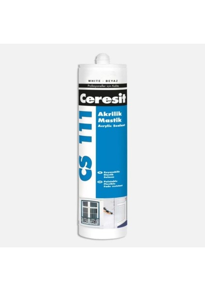 Ceresit Cs 111 Akrilik Mastik Siyah 280 ml ( 1 Koli 24 Adet )