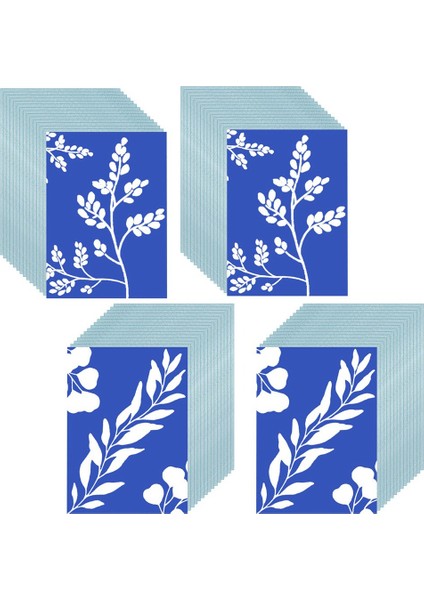 60 Adet Cyanotype Kağıt A5 Güneş Baskı Sanat Seti Yüksek Hassas Güneş Kağıt Güneş Baskı Kağıdı Çizim Kuşe Kağıt Çocuklar Yetişkinler Için (Yurt Dışından)