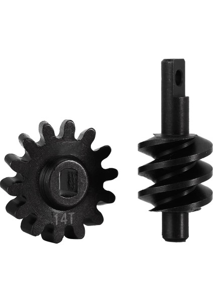 Aks Dişli Overdrive Sonsuz Diferansiyel 14 T Çelik Dişli Eksenel SCX24 C10 Jlu 1/24 Rc Parça Araç, 2 Adet (Yurt Dışından)
