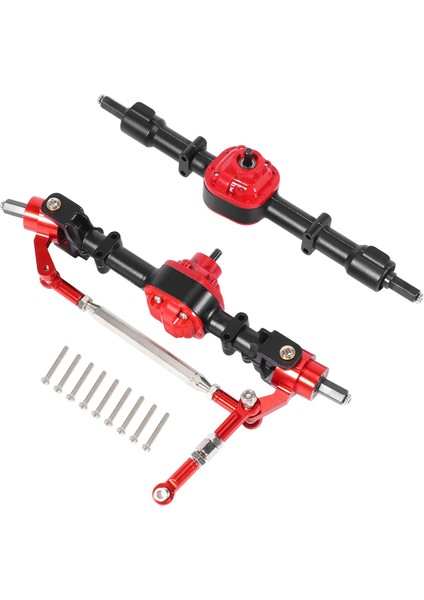 Rc Araba Ön ve Arka Komple Aks Mn D90 D91 D96 D99S MN90 MN96 MN99 MN99S 1/12 Rc Araba Yükseltme Parçaları, Siyah (Yurt Dışından)