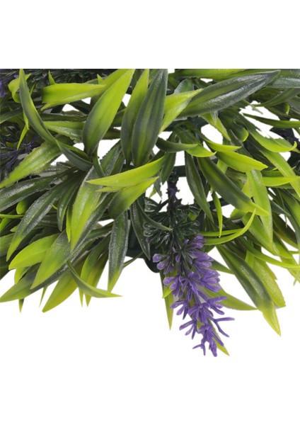 3x Asılı Topiary Topu Lavanta Yapay Bahçe Çiçek Bitki Dekor Sepeti 25 cm (Yurt Dışından)