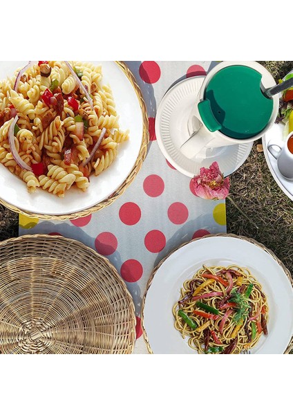 Adet Bambu Kağıt Tabak Tutucu - 10 Inç Yuvarlak Dokuma Tabak Tutucu, Piknik Partisi Için Yeniden Kullanılabilir Kağıt Tabak Tutucular (Yurt Dışından) modelleri