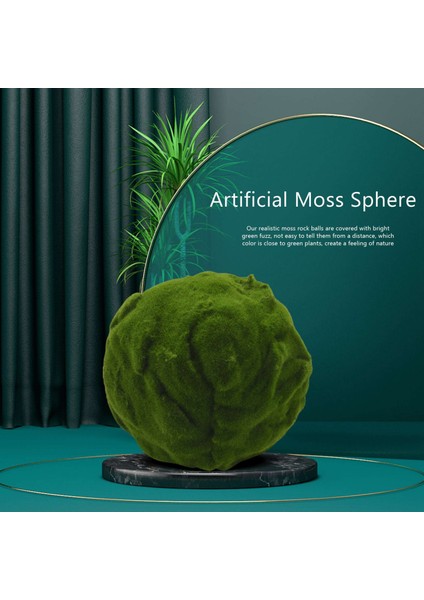 Yeşil Toplar Dekoratif Yosun Yeşillik Bitki Topu Dekorasyon Düğün Parti Dekorasyon Için 20 cm (Yurt Dışından) fiyatları