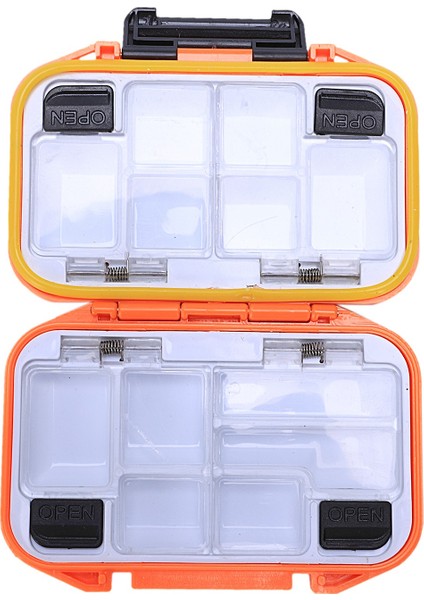 Çok Fonksiyonlu Balıkçılık Saklama Kutusu Su Geçirmez Çift Katmanlı Turuncu Plastik Kutu Kanca Aksesuarları Olta Takımı Balıkçılık Malzemeleri Kutu Seti——s (Yurt Dışından) fırsatları