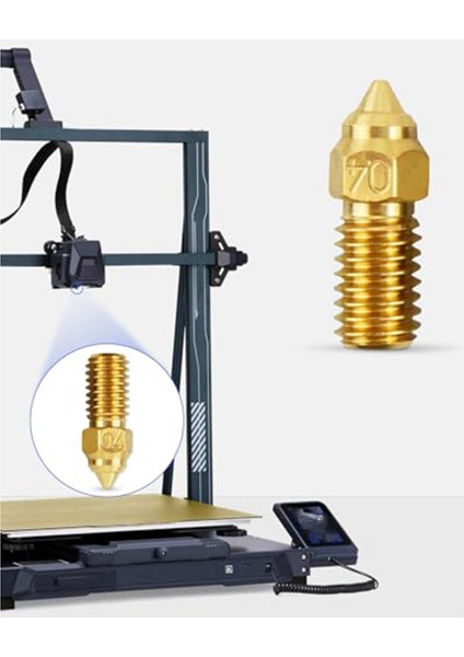 15 Adet Fit Elegooneptune 4 Seriesnozzles 3D Yazıcı Parçaları Yüksek Sıcaklık 0.4mmnozzles Kiti Fit Forneptune 4 Pro (Yurt Dışından)