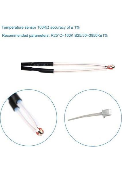 24V 40W Isıtıcı Termistör Ntc 100K 3950 Tel 1m 3 3 Pro 3D Yazıcı Aksesuarları Için (Yurt Dışından)
