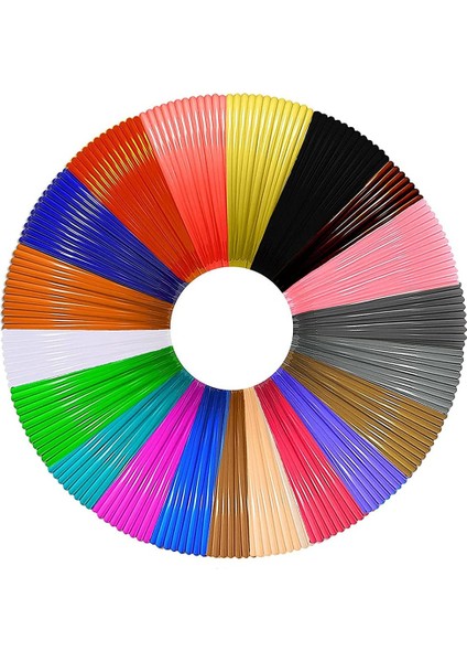 Pla, 20 Renk Yeniden Doldurur, Renk Başına 16 Ft Toplam 320 Ft 3D Baskı Kalemi Için 1,75 mm Premium Filament Gelir (Yurt Dışından)