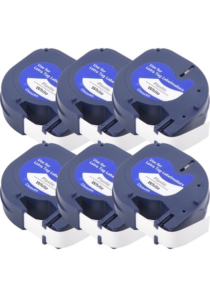 Adet Letratag Yedekler Etiket Bantları Etiket Makinesi Için 91331BEYAZ 4 M x 12MM Etiket Yazıcısı Etiket Makinesi Için (Yurt Dışından) fiyatları