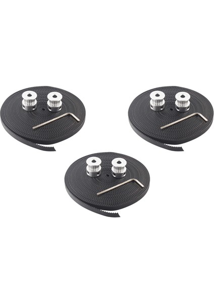 Sıcak 3D Yazıcı Parçaları 6 Adet Gt2 16 Diş 16 Diş Zamanlama Alüminyum Kasnak Delik 5mm Genişlik 6mm 2 Metre 2 M 6mm Gt2 Kemer (Yurt Dışından)