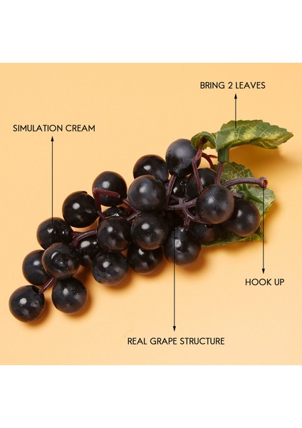 10 Demet Yapay Siyah Meyve Ev Ev Mutfak Parti Düğün Dekorasyon Fotoğrafçılığı (Yurt Dışından) indirimleri