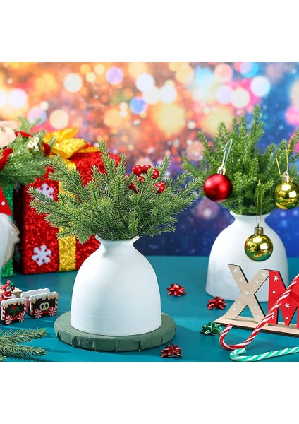 120 Parça Yapay Çam Iğneleri Dalları Noel Çam Dalları Yeşillik Noel Ağacı Dalları Dıy Çelenk (Yurt Dışından) indirimleri