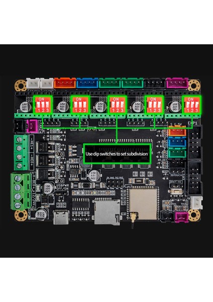 Mks Tinybee Denetleyici Kartı Anakart 32BIT 3D Yazıcı Kontrol Kartı Desteği Mini 12864LCD V3 Ekran 12864 LCD Panel (Yurt Dışından)