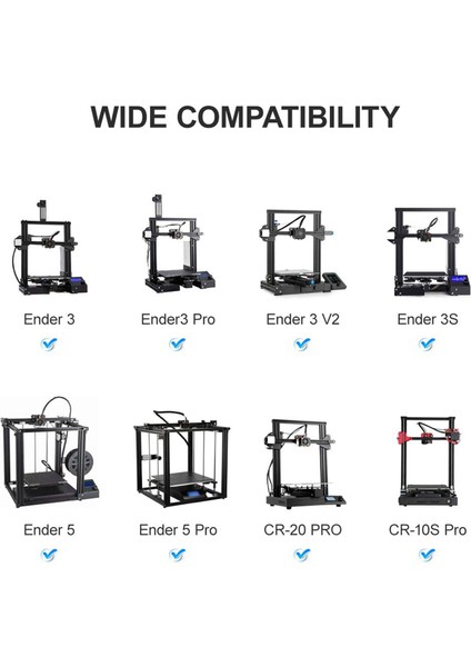 3/3 Pro/v2/3s, 5/pro, Ayarlanabilir 3D Yazıcı Klips Kelepçe Aksesuarlarıyla Uyumlu Cam Yatak Klipsi, 8 Adet (Yurt Dışından)