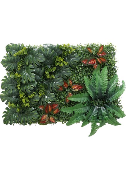 Dıy Minyatür Çim, Bahçe Süslemesi, Kırmızı Yapraklar (Yurt Dışından)