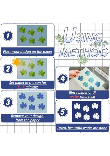 48 Yaprak Güneş Baskı Kağıdı A5 Güneş Çizim Kağıdı Doğa Baskı Kağıdı Çocuklar Yetişkinler Için Sanat El Sanatları Dıy Kelepçe Kurulu (Yurt Dışından) indirimleri