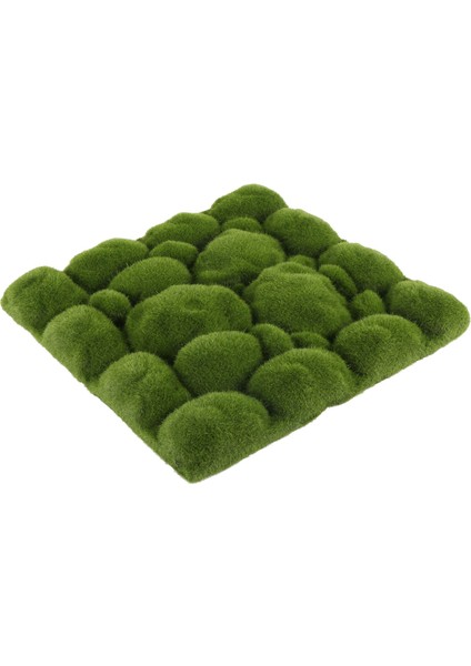 Çim Mat-Taş Şekli Kapalı Yeşil Yapay Çimler Çim Halı Ev Otel Duvar Balkon Dekor Için Sod Moss (Yurt Dışından)